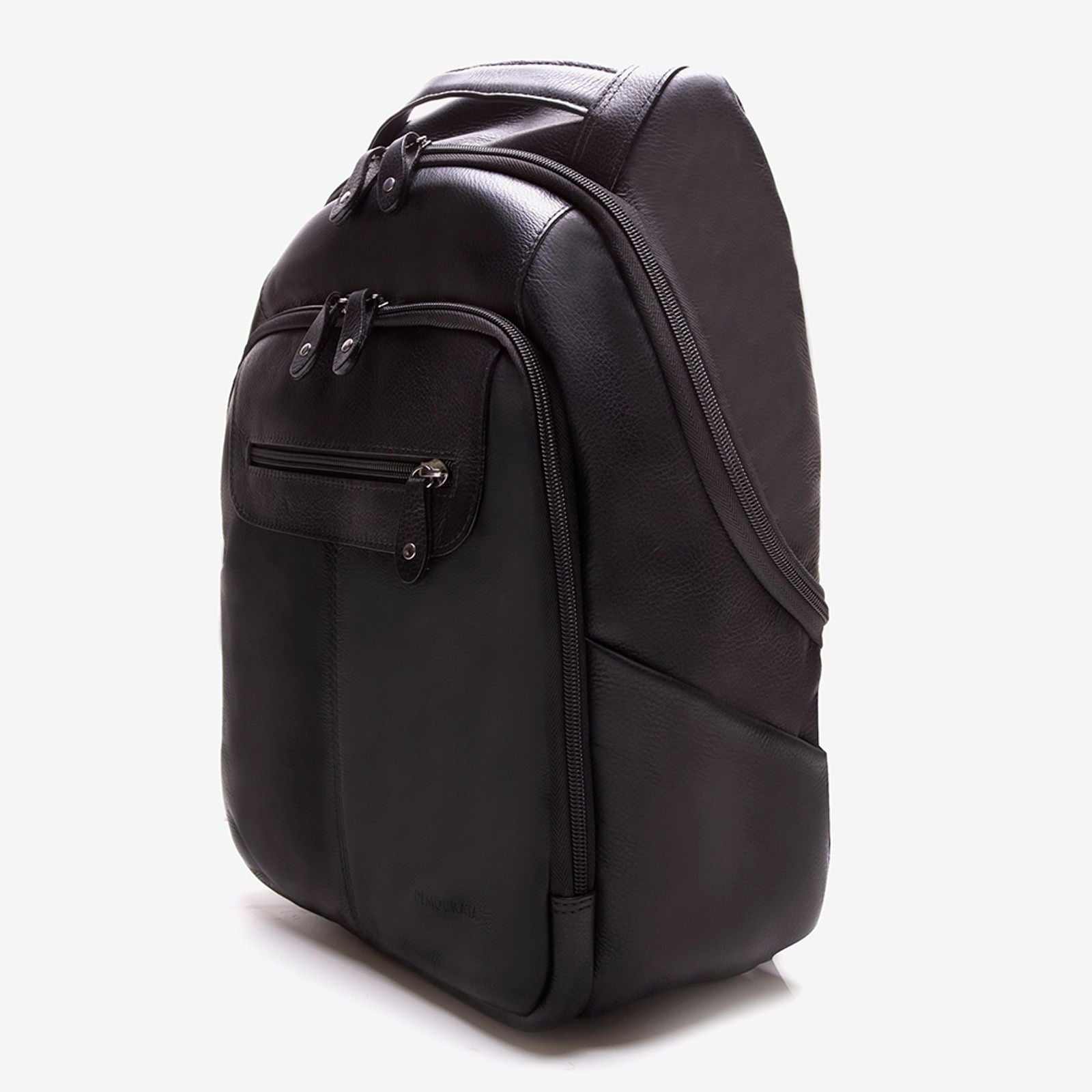 Mochila Em Couro Preto - Image 2